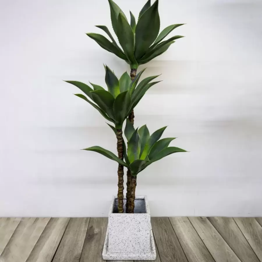 Planta Artificiala Dracaena fragrans, fara Ghiveci, 140cm Verde