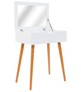 Masă de toaletă cu oglindă, MDF, 60 x 40 x 75 cm