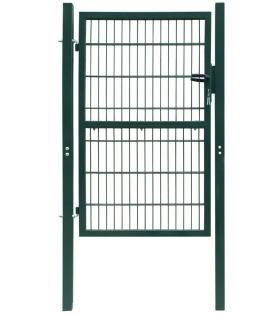 Poartă pentru gard 2D (simplă), verde, 106x230 cm