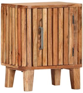 Noptieră, 40x30x50 cm, lemn masiv de acacia