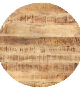 Blat de masă, 40 cm, lemn masiv de mango, rotund, 25-27 mm