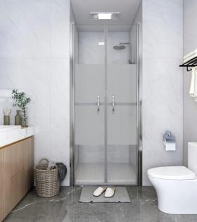 Ușă cabină de duș, jumătate mat, 81 x 190 cm, ESG