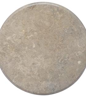 Blat de masă, gri, Ø70x2,5 cm, marmură