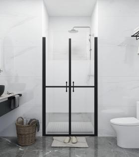Ușă cabină de duș, jumătate mată, (88-91)x190 cm, ESG