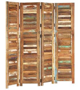 Separator de cameră, 168 cm, lemn masiv reciclat