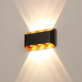 Aplica LED Exterior Emmitt 6W Auriu Negru