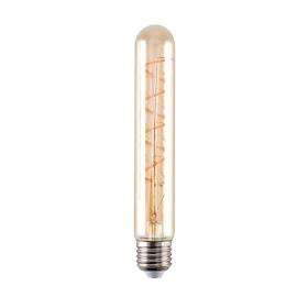 Bec LED Filament Amber E27, 4W, 2500K, 18cm