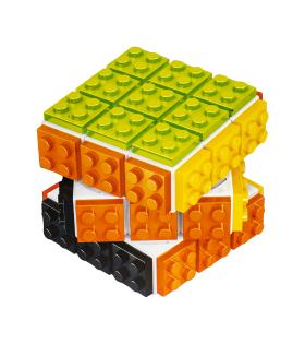 Cub Rubik 3x3x3 din blocuri detașabile Lego