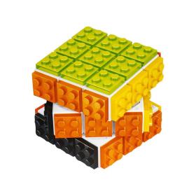 Cub Rubik 3x3x3 din blocuri detașabile Lego