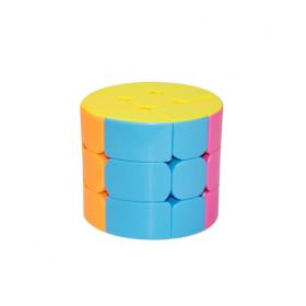 Cub rubik multicolor cu model diverse forme geometrice, CP-57