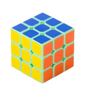 Cub Rubik, Pătrat, Verde cu Alb, Plastic