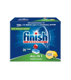 Detergent Capsule FINISH pentru Mașina de Spălat Vase, 26 Tablete