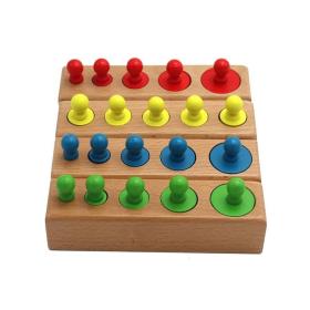 Joc Montessori, Multicolor, Lemn