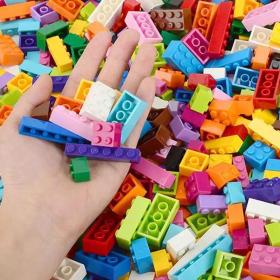 Jucărie Blocuri Colorate de Construit, Multicolor