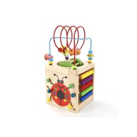 Jucărie Educativă Montessori Multifuncțională, 2 Piese, Lemn