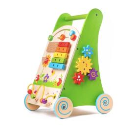 Jucărie Educativă Montessori tip Premergatorul Activitatilor,  12 Piese, Multicolor, Lemn