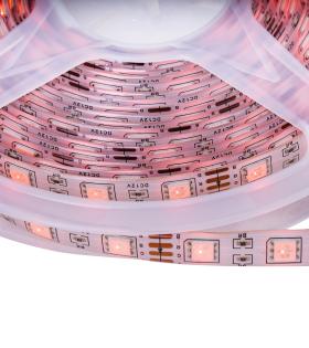 Kit Bandă LED cu Telecomandă, 48W, 12V, 5m, RGB