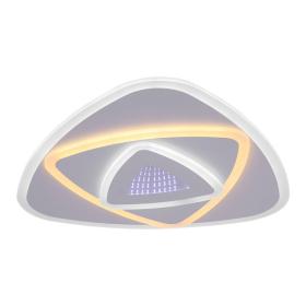 Lustra LED cu Telecomanda Greta, 100W, Alb, Acril, Dimabilă