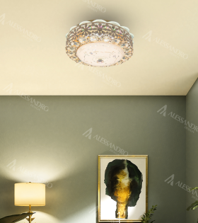 Lustră Ursinia 48 W, Auriu, 3000K, RGB Decorativ