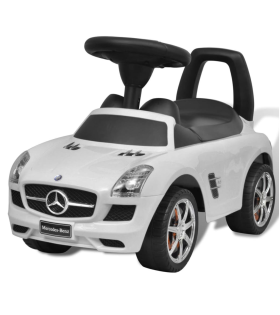 Mașină Mercedes Benz Pentru Copii Fără Pedale, Alb