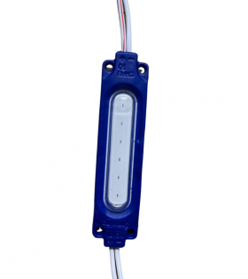 Modul LED COB 6 LED-uri 2W, Albastru, IP65, 12V