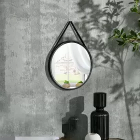 Oglinda LED Touch Minima, 60x60 cm, rama Neagra, colectia Marcello Funghi