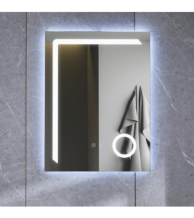 Oglindă LED Touch cu Funcție Dezaburire, Smack, 60x80cm