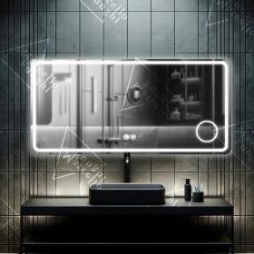 Oglinda LED Touch Stelis Sistem Dezaburire Lupa Cosmetica 90x60 cm Colectia Marcello Funghi