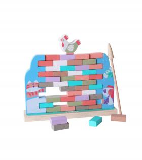 Joc tip Puzzle 3D cu Animăluțe Domestice, Multicolor, Lemn
