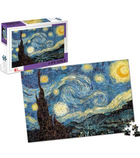Puzzle 300 Piese, Tabloul lui Van Gogh - Noapte Înstelată