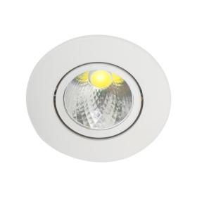 Spot LED Încastrabil, 3W, Metal, Alb