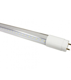 Tub LED Transparent, model T8, 18W=36W, 6400K, lumina rece